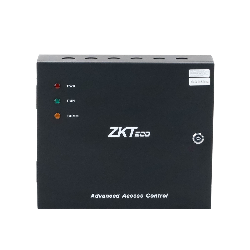 Controlador de Acceso 2 Puertas / 3,000 Huellas 30,000 Tarjetas / TCP/IP / Gabinete y Fuente 12V 5A