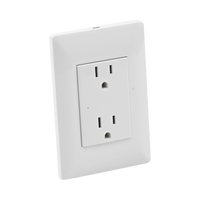 Contacto Inteligente de Pared Doble 120, 15A, con Supresor de Picos Tipo A.