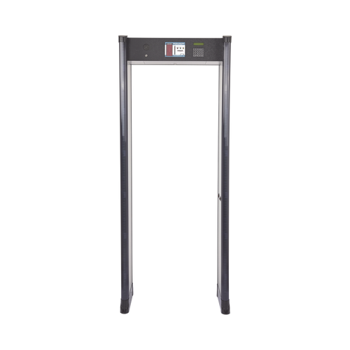 Arco Detector de Metales de 33 Zonas con Anclaje para Fijarse al Piso. Incluye Sensor IR para evitar falsas Alarmas / Certificado por la Administración Federal de Aviación de EE. UU. (FAA)