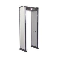 Arco Detector de Metales de 33 Zonas con Anclaje para Fijarse al Piso. Incluye Sensor IR para evitar falsas Alarmas / Certificado por la Administración Federal de Aviación de EE. UU. (FAA)