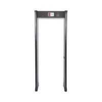 Arco Detector de Metales de 6 Zonas con Anclaje para Fijarse al Piso. Incluye Sensor IR para evitar falsas Alarmas / Certificado por la Administración Federal de Aviación de EE. UU. (FAA)