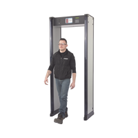 Arco Detector de Metales de 6 Zonas con Anclaje para Fijarse al Piso. Incluye Sensor IR para evitar falsas Alarmas / Certificado por la Administración Federal de Aviación de EE. UU. (FAA)