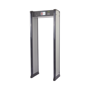 Arco Detector de Metales de 6 Zonas con Anclaje para Fijarse al Piso. Incluye Sensor IR para evitar falsas Alarmas / Certificado por la Administración Federal de Aviación de EE. UU. (FAA)