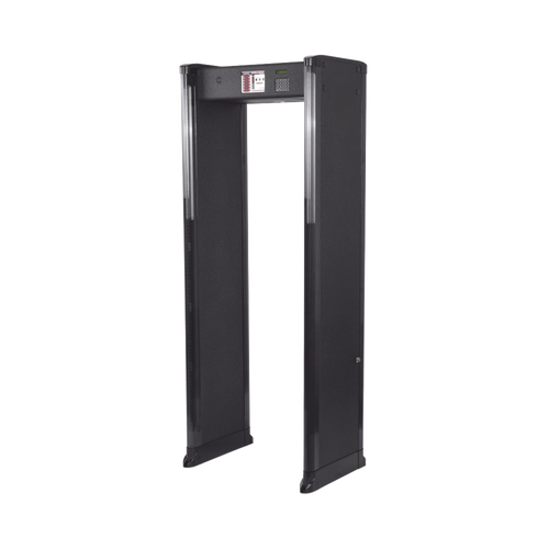Arco Detector de Metales de 6 Zonas para Intemperie con Anclaje para Fijarse al Piso. Incluye Sensor IR para evitar falsas Alarmas / Certificado por la Administración Federal de Aviación de EE. UU. (FAA)