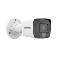 [Dual Light] Bala IP 2 Megapixel (1080p) / Lente 2.8 mm / Ángulo de visión 101° / 20 mts IR + 15 mts Luz Blanca / Micrófono Integrado / ACUSENSE Lite / Exterior IP67 / PoE / dWDR / H.265+ / ONVIF