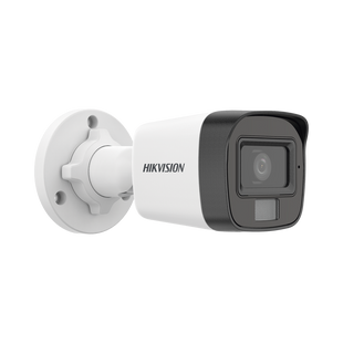 [Dual Light] Bala IP 2 Megapixel (1080p) / Lente 2.8 mm / Ángulo de visión 101° / 20 mts IR + 15 mts Luz Blanca / Micrófono Integrado / ACUSENSE Lite / Exterior IP67 / PoE / dWDR / H.265+ / ONVIF
