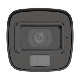 [Dual Light] Bala IP 2 Megapixel (1080p) / Lente 2.8 mm / Ángulo de visión 101° / 20 mts IR + 15 mts Luz Blanca / Micrófono Integrado / ACUSENSE Lite / Exterior IP67 / PoE / dWDR / H.265+ / ONVIF
