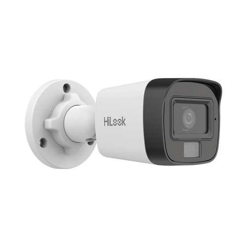 [Dual Light] Bala IP 4 Megapixel / Lente 2.8 mm / Ángulo de visión 104° / 20 mts IR + 15 mts Luz Blanca / Micrófono Integrado / ACUSENSE Lite / Exterior IP67 / H.265+ / PoE / ONVIF / dWDR