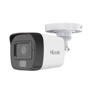 [Dual Light] Bala IP 4 Megapixel / Lente 2.8 mm / Ángulo de visión 104° / 20 mts IR + 15 mts Luz Blanca / Micrófono Integrado / ACUSENSE Lite / Exterior IP67 / H.265+ / PoE / ONVIF / dWDR