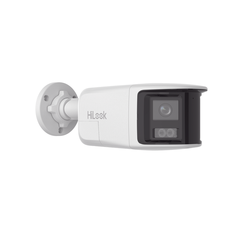 [Dual Light] Bala IP 6 Megapixel / Imagen Panorámica 180°/ PoE / Micrófono y Bocina Integrado / Exterior IP67 / Audio Bidireccional / Alarma Visual y Auditiva Integrada / Smart Supplement Light / Micro SD 512 GB