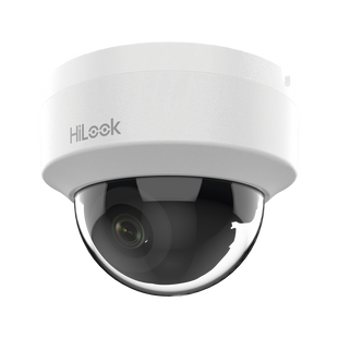 HiLook Series / Domo IP 2 Megapixel (1080p) / Lente 2.8 mm (Gran Angular) / 20 mts IR / Interior / PoE / dWDR / H.265+ / ONVIF