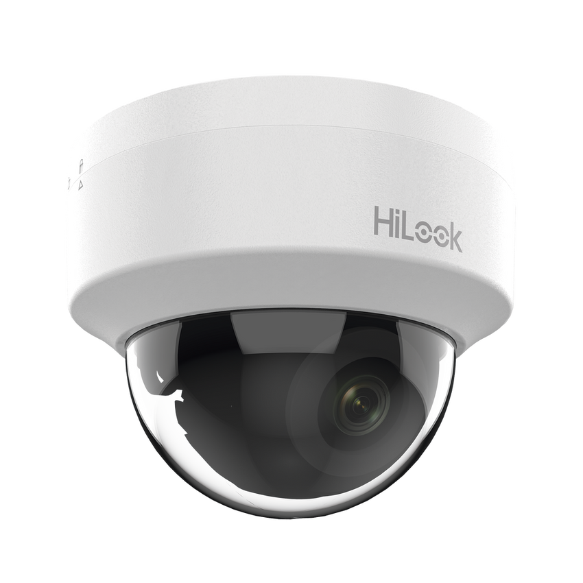 HiLook Series / Domo IP 2 Megapixel (1080p) / Lente 2.8 mm (Gran Angular) / 20 mts IR / Interior / PoE / dWDR / H.265+ / ONVIF