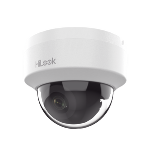 HiLook Series / Domo IP 4 Megapixel (1080p) / Lente 2.8 mm (Gran Angular) / 20 mts IR / Interior / PoE / dWDR / H.265+ / ONVIF