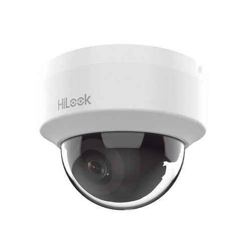 HiLook Series / Domo IP 4 Megapixel  / Lente 2.8 mm (Gran Angular) / 20 mts IR / Interior / PoE / dWDR / H.265+ / ONVIF