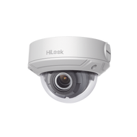 HiLook Series / Domo IP 4 Megapixel / 30 mts IR / Exterior IP67 / PoE / WDR 120 dB / Lente Motorizado 2.8-12 mm / IK10 / MicroSD