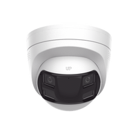 [Dual Light] Turret IP 6 Megapixel / Imagen Panorámica 180°/ PoE / Micrófono y Bocina Integrado / Exterior IP67 / Audio Bidireccional / Alarma Visual y Auditiva Integrada / Smart Supplement Light / Micro SD 512 GB