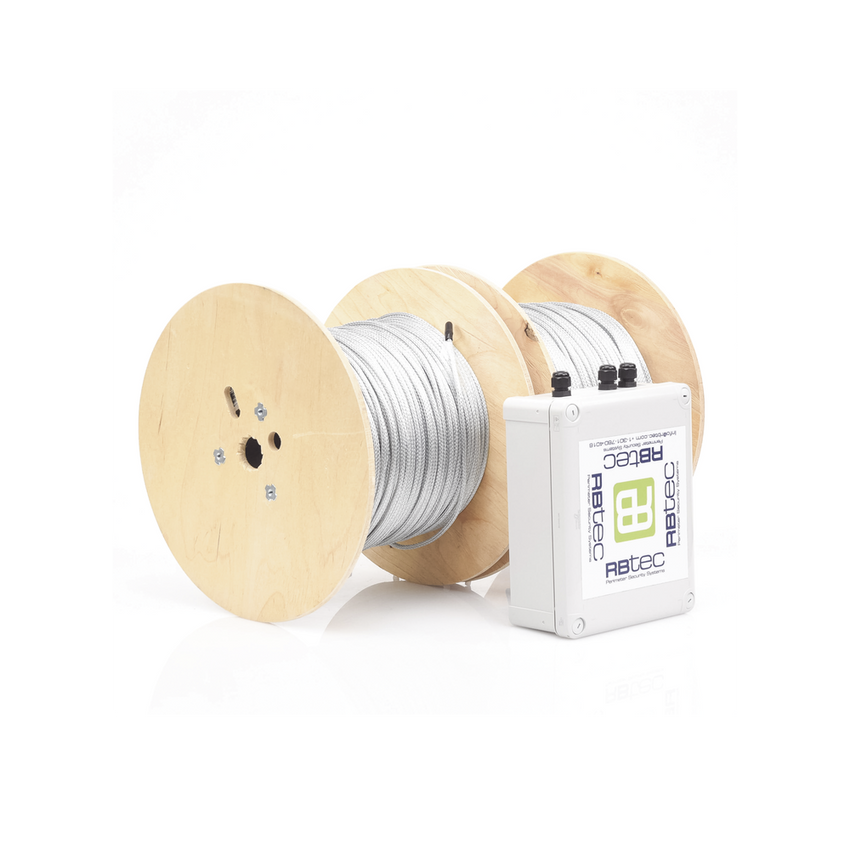 Kit de Cable Sensor Perimetral para Cerca Ciclonicas IRONCLAD / 610 METROS DE PROTECCION / 2 ZONAS; 305 METROS POR ZONA / Sin Falsas Alarmas por Viento / TODO Incluido/ TARJETA LPU400/ Calibración por Software