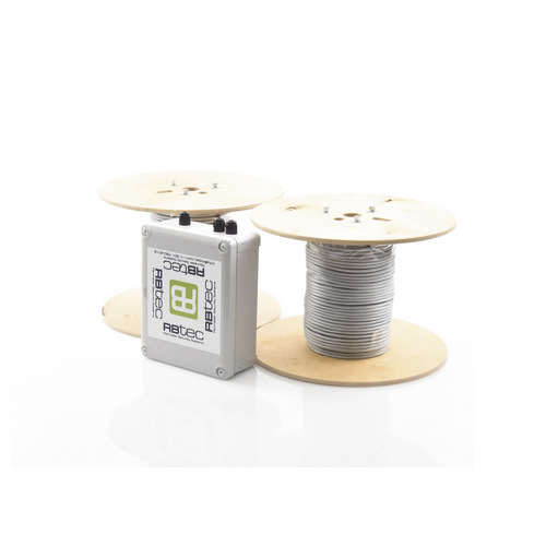 Kit de Cable Sensor Para Cerca Ciclonica IRONCLAD / 150 METROS / 2 ZONAS; 75 METROS POR ZONA / Sin Falsas Alarmas por Viento / TODO Incluido/TARJETA LPU400/ Calibración por Software