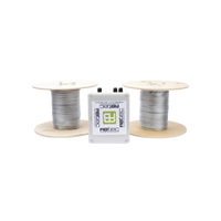 Kit de Cable Sensor Para Cerca Ciclonica IRONCLAD / 150 METROS / 2 ZONAS; 75 METROS POR ZONA / Sin Falsas Alarmas por Viento / TODO Incluido/TARJETA LPU400/ Calibración por Software