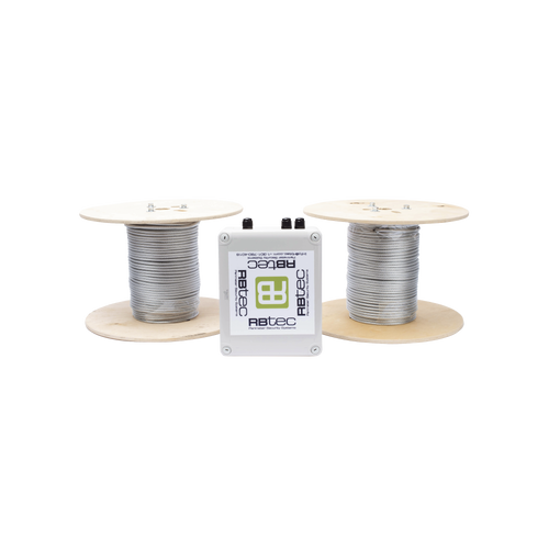 Kit de Cable Sensor Para Cerca Ciclonica IRONCLAD / 150 METROS / 2 ZONAS; 75 METROS POR ZONA / Sin Falsas Alarmas por Viento / TODO Incluido/TARJETA LPU400/ Calibración por Software