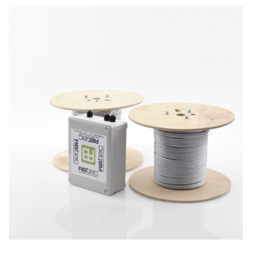 Kit de Cable Sensor Perimetral Para Cercas Ciclonicas IRONCLAD/ 305 METROS / 2 ZONAS; 152 METROS POR ZONA / Sin Falsas Alarmas por Viento / TODO Incluido TARJETA LPU400/ Calibración por Software