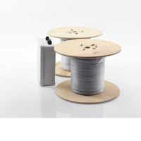 Kit de Cable Sensor Perimetral Para Cercas Ciclonicas IRONCLAD/ 305 METROS / 2 ZONAS; 152 METROS POR ZONA / Sin Falsas Alarmas por Viento / TODO Incluido TARJETA LPU400/ Calibración por Software