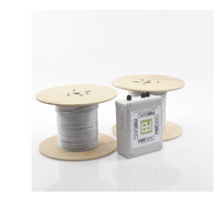 Kit de Cable Sensor Perimetral Para Cercas Ciclonicas IRONCLAD/ 305 METROS / 2 ZONAS; 152 METROS POR ZONA / Sin Falsas Alarmas por Viento / TODO Incluido TARJETA LPU400/ Calibración por Software