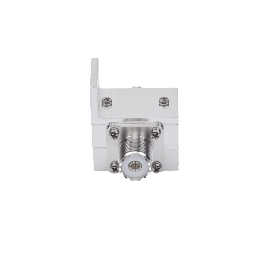 Protector RF Coaxial Contra Descargas Atmosféricas Para 1.5 a 700 MHz Con Ceja Lateral y Conectores UHF Hembra