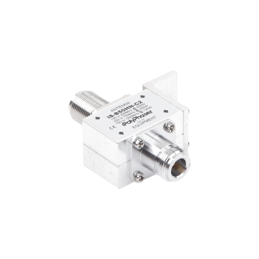 Protector Coaxial RF / 125-1000 MHz / 50 ? / Conectores N Hembra / Ceja Frontal / 500W