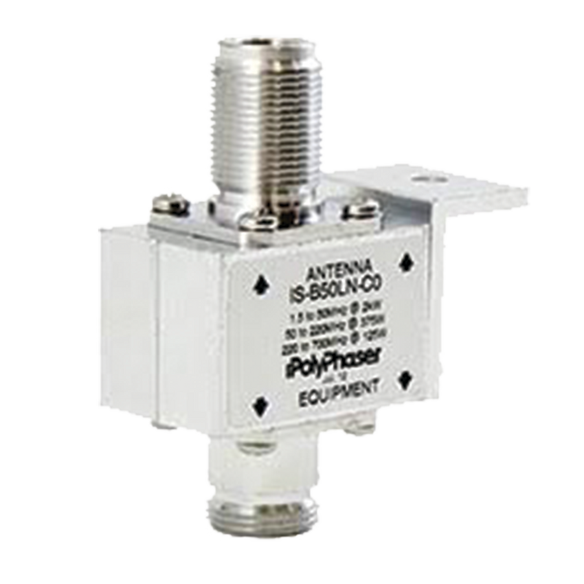 Protector Coaxial de 10MHZ a 1GHZ Con Bloqueador de DC y Conectores N Hembra, 50 Ω
