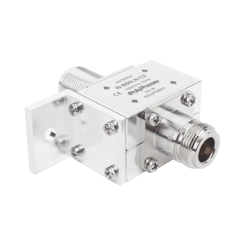 Protector Coaxial RF / 125-1000 MHz / 50 ? / Conectores N Hembra / Bloqueo DC / 40 kA