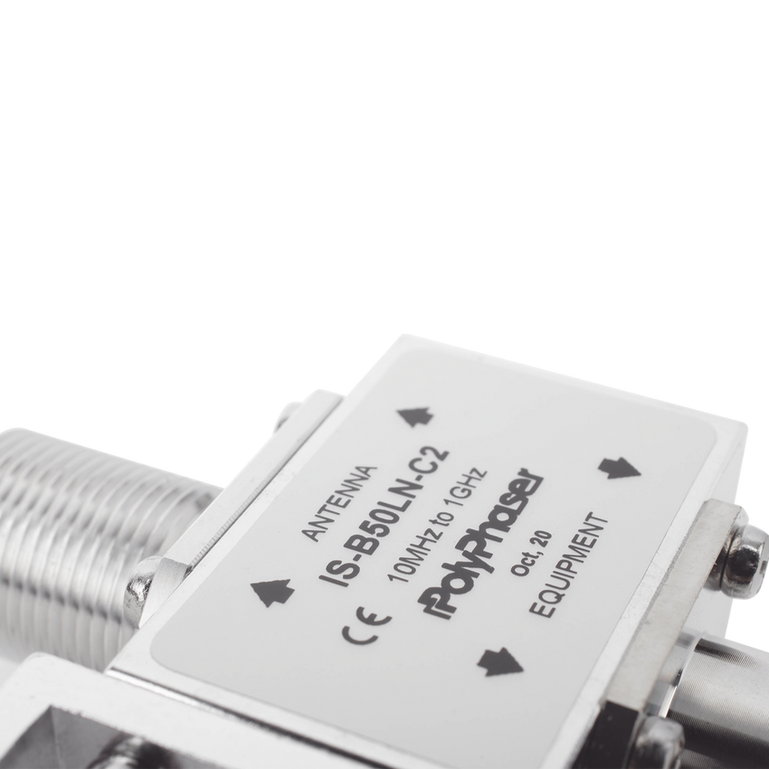 Protector Coaxial RF / 125-1000 MHz / 50 ? / Conectores N Hembra / Bloqueo DC / 40 kA
