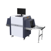 Máquina para Inspección por Rayos X con Algoritmo de Reconocimiento Inteligente para Equipaje de Mano / Túnel de 50 x 30 cms / 2 Cámaras Integradas de 2 Megapixel (Mas de 30 dias de Grabación)