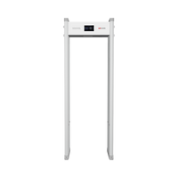 Arco Detector de Metales de 12 Zonas con Pantalla LCD de 7" / Conteo de Personas y Alarmas / Ajuste de Sensibilidad e Interferencias