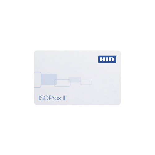 Tarjeta de Proximidad ISOProx II HID  (Delgada) (1386LGGMV) Perforada Verticalmente / Garantía de por Vida / 1586/ 1386