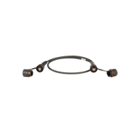 Patch Cord Cat6A IndustrialNet, Blindado S/FTP, Con Plug Industrial y Tapa en Cada Extremo, 1 Metro