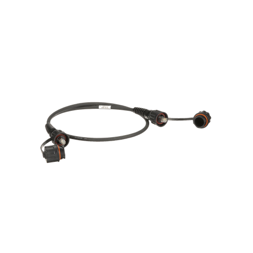 Patch Cord Cat6A IndustrialNet, Blindado S/FTP, Con Plug Industrial y Tapa en Cada Extremo, 3 Metros (9.84 Pies)
