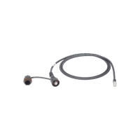 Patch Cord Cat6A IndustrialNet, UTP, Con Plug Industrial y Tapa en un Extremo, 1 Metro