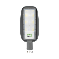 Luminaria LED  de 100 W / 100 - 265 V CA~50/60 Hz / Fotocelda  / Color Blanco/ Dimensiones 200 x 465 x 78 mm / Ángulo de Luz 135°.