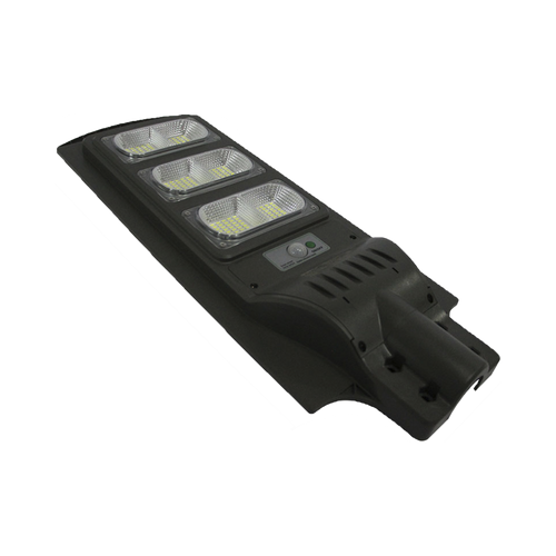 Luminaria con Panel Solar y Sensor de Movimiento de 120 W/ Luz 6 500 K / Dimensiones 625 x 240 mm / Ángulo de Luz 120°.