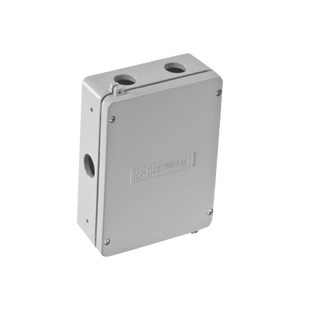 Caja de Unión de Aluminio con 5 salidas de 1/2" / 2 Izq _ 2 Der_ 1 Abajo.