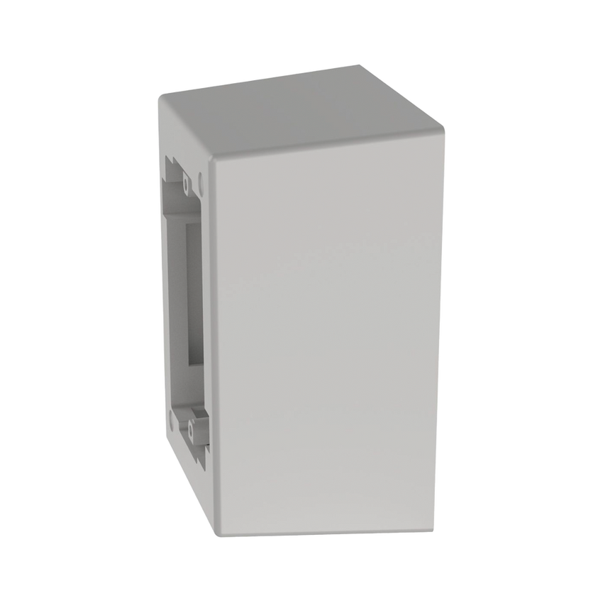 Caja de Pared Superficial de 1 Pieza, Uso Universal con Placas de Pared, con Cinta Adhesiva, Color Blanco