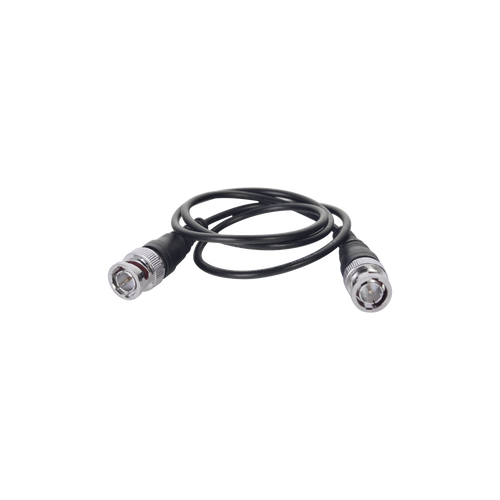 Cable Coaxial armado con conector BNC y longitud de 60 cm, Optimizado para HD ( TurboHD, HD-SDI, AHD )