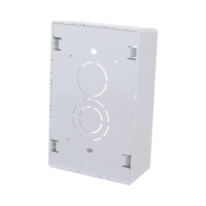 Caja de Pared Superficial, Uso Universal con Placas de Pared, con Cinta Adhesiva, Color Blanco