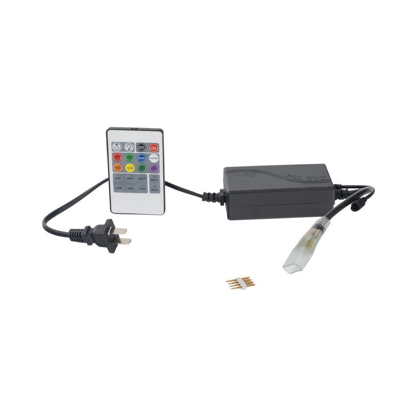 Adaptador de Manguera con Control Remoto para Manguera  RGB.