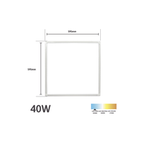 Marco LED Luminoso / 595 x 595 mm / 127 Vca~60Hz / Luz Blanca 6 500 K / 3 000 lm.