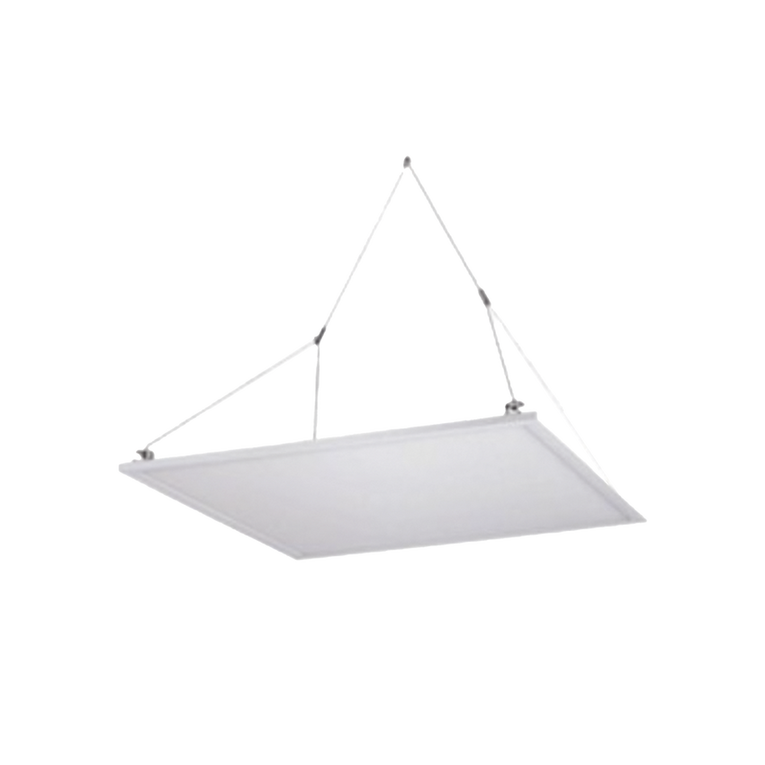 Panel LED / Luz Blanca 6 500 K / Empotrado o Suspendido / 59.5 x 59.5 cm /  40 W / 127 Vca~60Hz / Vida Útil de 50,000 horas / Ángulo de Luz de 140°