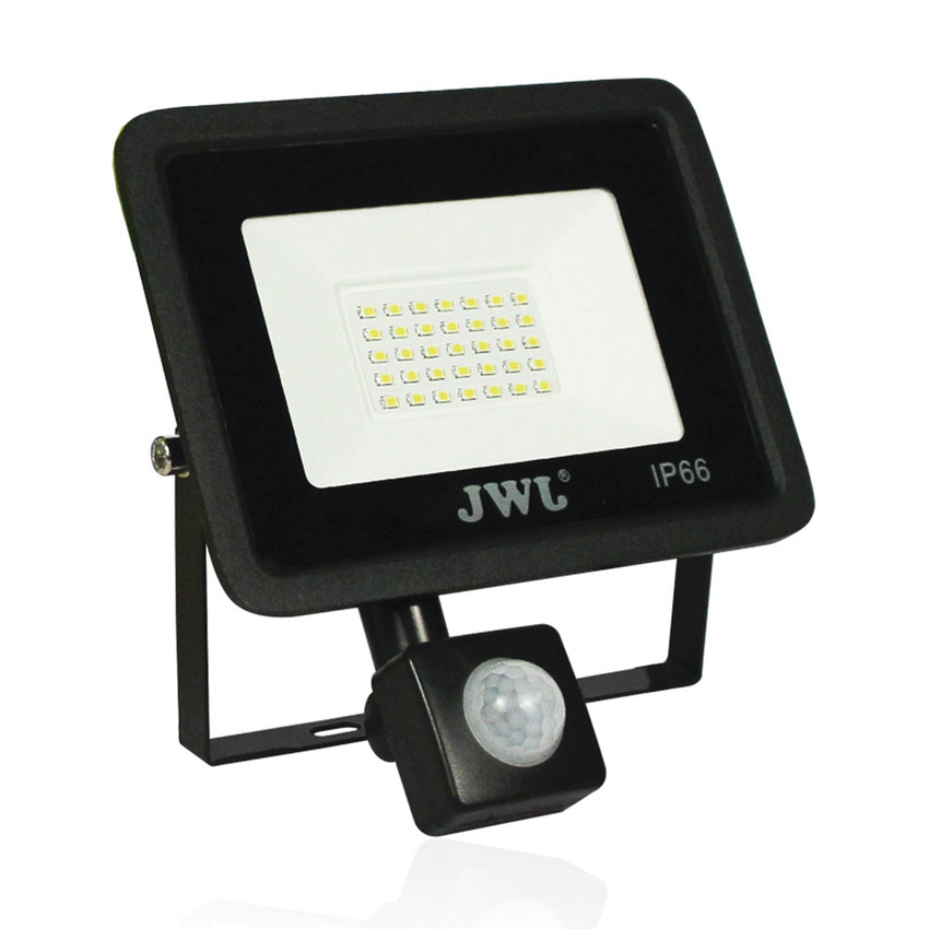 Reflector con Sensor de Movimiento 20 W /120 x 150 mm / 85 - 265 Vca~ 50/60Hz / Ultra delgado / Uso en exterior - interior.