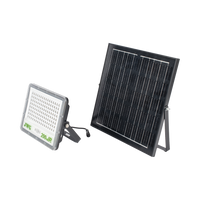 Reflector de 200 W con Panel Solar  /  Batería 3.2  V CD / T.C.C. 6 500 K / IP65.