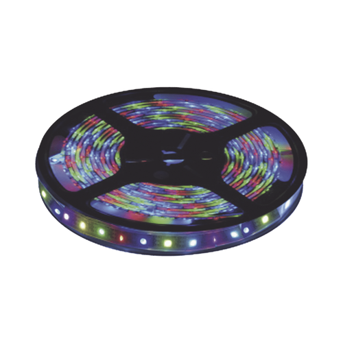 Tira Led  Multicolor de 5 m / Uso Interior / Potencia 22 W / 900 lm/ 12 V CD / IP 20 / Necesario transformador (no incluido)